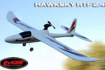 DYNAM HAWKSKY V2 ARTF BRUSHLESS SPORTS TRAINER (NO TX/RX/BATTERY)